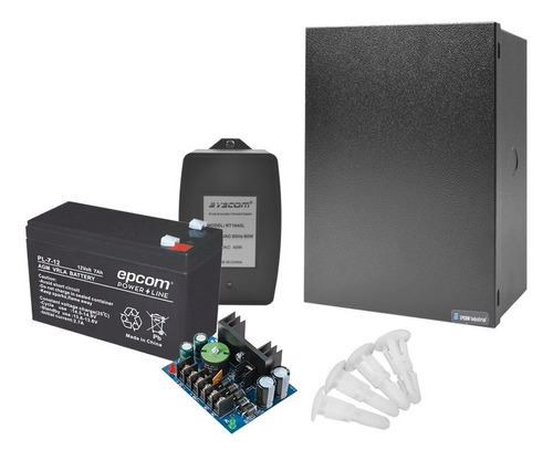 Kit Fuente Altronix 12vcd 4a Incluye Transformador Y Batería