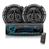 Kit Autostéreo Bluetooth 1 Din + Bocinas Xp-6563 Soundstream