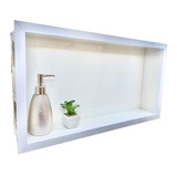 Nicho Porcelanato Branco 30x60 Banheiro 