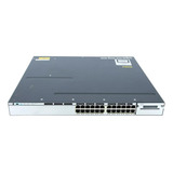 Switch Cisco 3750x 24p Ws-c3750x-24p-s Fonte Única Hotswap 