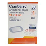 Apósito Adhesivo Transparente 10x12 Cranberry 50 Unidades