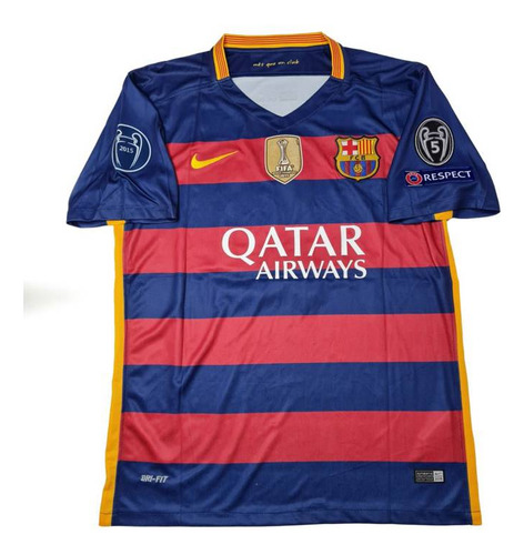 Jersey Fc Barcelona 2015-2016 Messi Champions League 