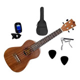 Kit Ukulele Concert Acústico Completo 23k Rck