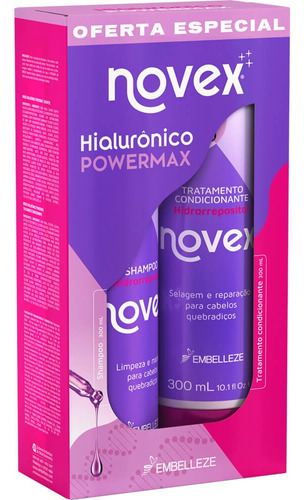 Shampoo E Condicionador Vitay Novex Harmonização Capilar