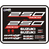 Stickers Plantilla Para Carenado Suzuki Gixxer 250 Sf