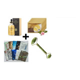 Kit 15 Mascarillas+serum Gold 24k+5 Parches 24k+rodillo Jade