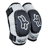 Coderas Moto Enduro Niño Fox Peewee Titan Elbow Negro Gris