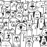 Adesivo De Parede Infantil Desenho Cachorros Pet Shop 3m