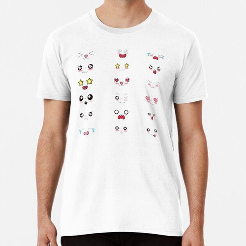 Remera Cute Kawaii Sticker Pack Algodon Premium