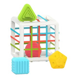 Juego Didáctico Estimulación Temprana Montessori Cubo Formas