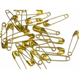 Alfiler De Gancho 2,3 Cm 120 Unidades Dorado Y Plateado