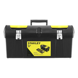 Caja De Herramientas Stanley 1-92-066 De Plástico 26cm X 48.9cm X 24.8cm Negra Y Amarilla