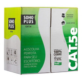 Cabo De Rede Furukawa Cat5e Cmx Soho Plus Preto 40m +10 Rj45