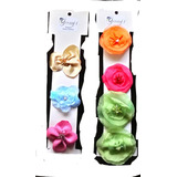 3 Packs Flores Cabello X 4ud Surtido