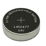 Bateria Lir 2477 3,6 V 200mah Li-ion Recarregável 2 Und  .