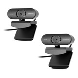Kit 2 Webcam Cam Hd 720p Usb Preta Intelbras