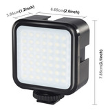 Luz Puluz 49 Leds 3w 6500k Dimmable 30%60%100% Video Y Fotog