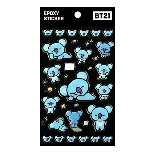 Sticker Epoxy Bt21 X Monopoly Bts Koya