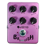 Pedal De Guitarra Joyo British Sound Amp Simulator Jf-16 Cor Roxo