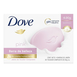 Jabón En Barra Dove Pink 4x, Con 1/4 Crema Humectante 360g