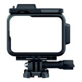 Suporte Frame Para Gopro Hero 9 Black Encaixe Microfone Led