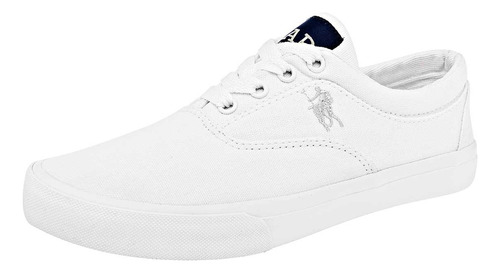 Tenis Casual Unisex American Polo 2042 Blanco 22-26 81509 S5