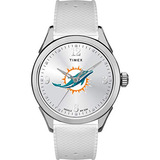 Reloj Timex Nfl Athena Para Mujer, 40 Mm, Miami Dolphins