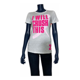 Camiseta Deportiva Conmemorativa Cáncer De Mama Talla S