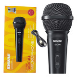 Microfone Shure Sv200 Profissional Original C/ Cabo Xlr + Nf