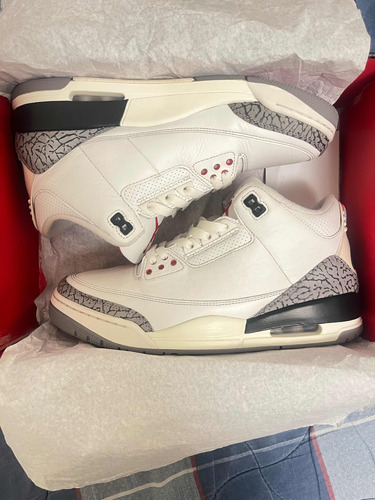 Jordan 3 White Cement Reimagined 9.5us