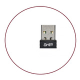 Adaptador De Red Ghia Nano Usb 2.0 Inalambrico 150m Gnw-u1