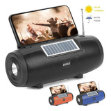 Altavoz Inalámbrico Impermeable Solar Ipx7 Con Antorcha Led