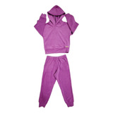 Conjunto Infantil Feminino Soft c/ Capuz Kely & Kety