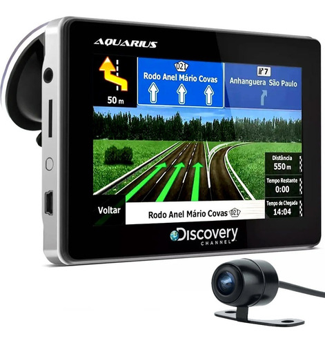 Gps Automotivo 4.3 Tv Digital 3d Radar Câmera Ré Discovery