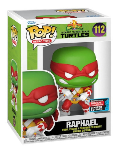 Funko Pop! Tortugas Ninja Power Rangers - Raphael #111 Fall