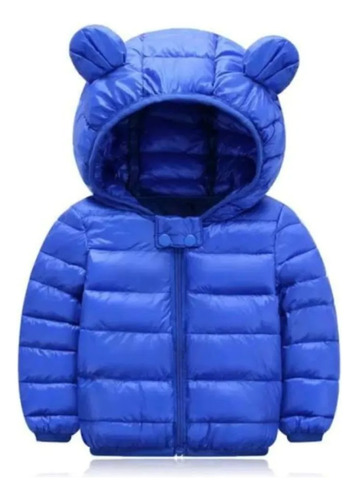 Jaqueta Infantil Puffer Forro Peluciado Menino Tamanho 3 / 4