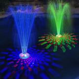 Lanaqua Fuente De Piscina Flotante Con Espectaculo De Luz Su