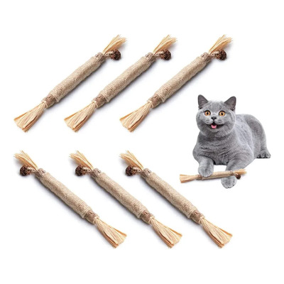 Pack 5 Juguetes Mordederas De Cuerda Para Gato 5pcs