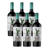 Vino Conejo Verde Malbec Bajo En Alcohol Caja X 6 Unidades