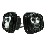 Par Faros Empotrables Bicolor 5 Leds Hiper Lupa Fijo 12-24v