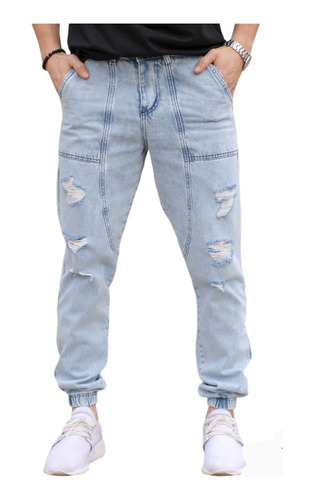 Jogger Jeans Mom De Hombre 