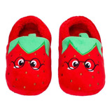 Pantufa Play Infantil Vermelho Morango Feminina Pimpolho 