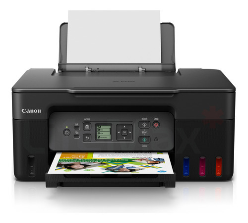 Impresora A Color Multifunción Canon Pixma G-3170 Con Wifi Negra 220v G-3170