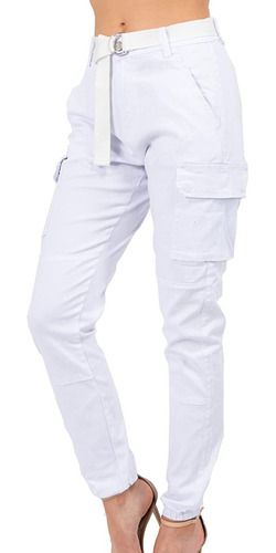 I9 Pantalones De Mujer Cintura Alta Slim Fit Jogger Cargo Ca