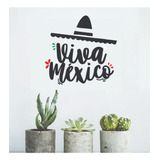 Vinilo Decorativo Viva Mexico 16 De Septiembre 