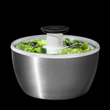 Oxo 1071497 Centrifugador Ensalada Acero, 26.6 Cm