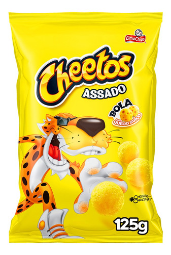 Salgadinho Milho Bola Queijo Suiço Elma Chips Cheetos 125g