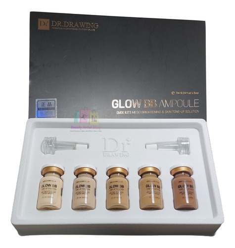 Kit Bb Glow Dr Drawing 5 Vial Coreano Pigmentos Dermapen