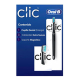 Oral B Clic Cepillo Dental C/3 Repuestos Y Soporte Magnético