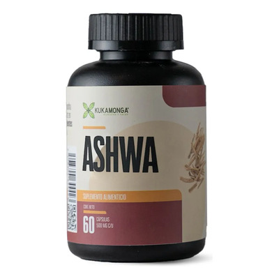 Ashwa | Adaptógeno | 60 Cápsulas | Equilibrio Físico Y Menta | Meses sin interés